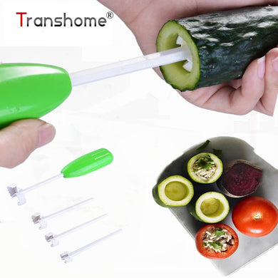 4pcs Replaceable Head Vegetable Spiral Cutter